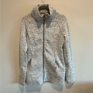 Thread and Supply Women's Heather Gray Zip-Up Jacket size S